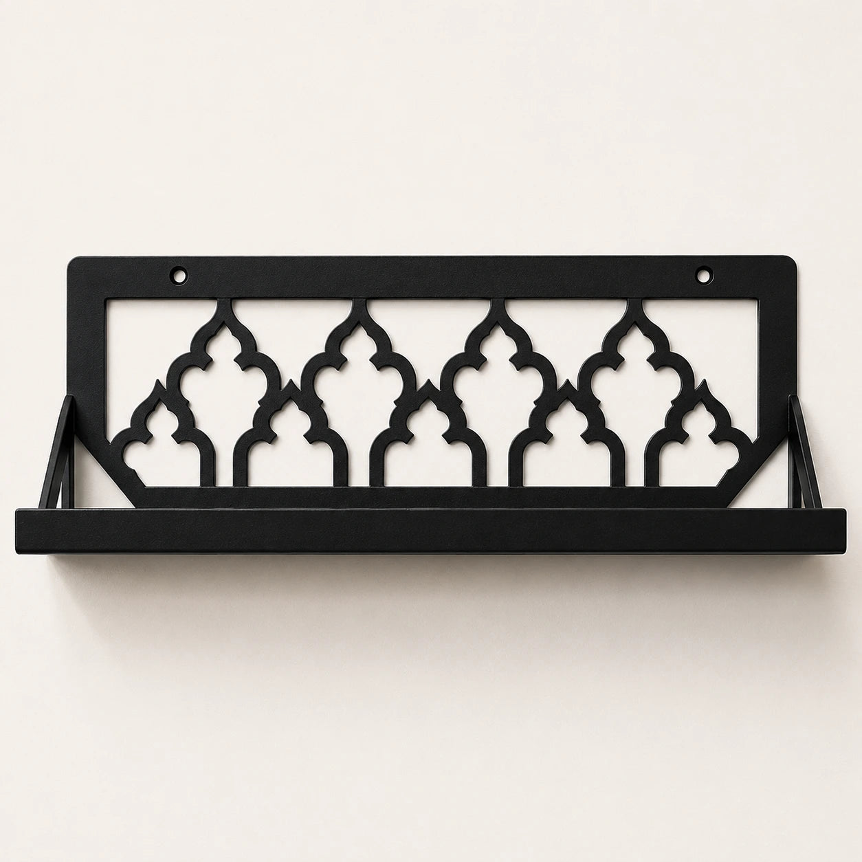 Premium Jaynamaz Holder – Metal Wall Mounted Prayer Mat Rack
